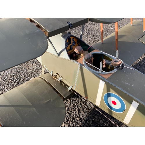 47 - RADIO CONTROLLED MODEL AIRCRAFT - BIPLANE BRISTOL FIGHTER S.O.R