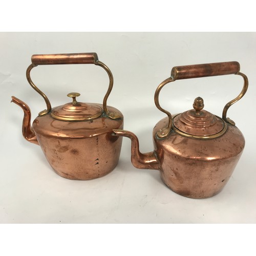 499 - 2 COPPER KETTLES