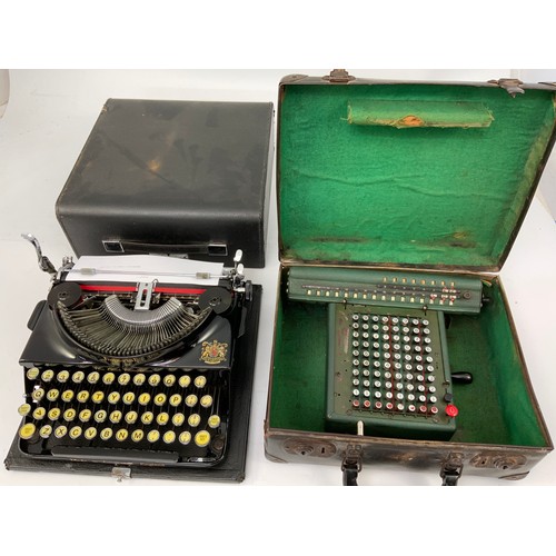 366 - IMPERIAL, THE GOOD COMPANION EARLY TYPE WRITER, MADE IN LEICESTER, ENGLAND, IN GOOD CONDITION WITH C... 