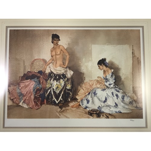 7 - SIR WILLIAM RUSSELL FLINT PRINT LIMITED EDITION NUMBER 469/850