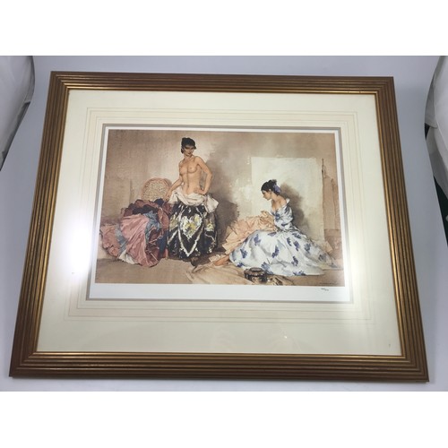 7 - SIR WILLIAM RUSSELL FLINT PRINT LIMITED EDITION NUMBER 469/850