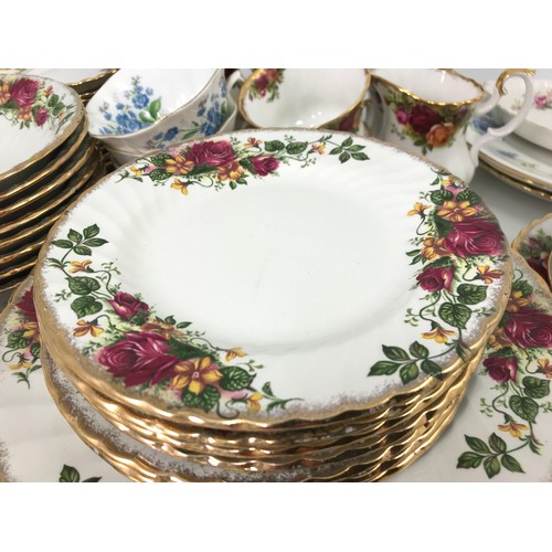 257 - MISC. ROYAL ALBERT AND SIMILAR CHINA AND PORCELAIN