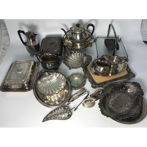 597 - LARGE QTY. OF SILVER PLATED WARE