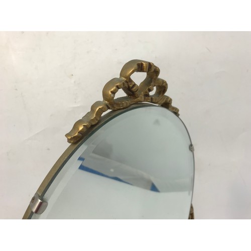 575 - VINTAGE MIRROR ON STAND