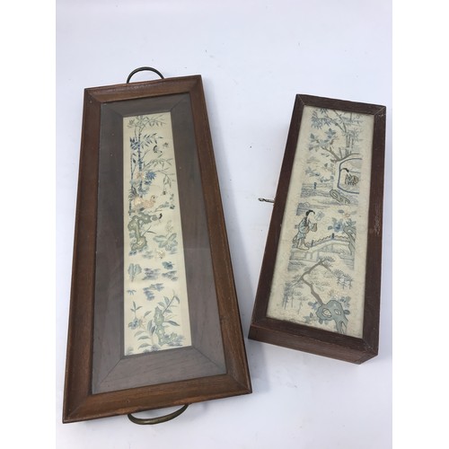 446 - BOX WITH KIMONO SLEEVE AND A TRAY WITH KIMONO SLEEVE