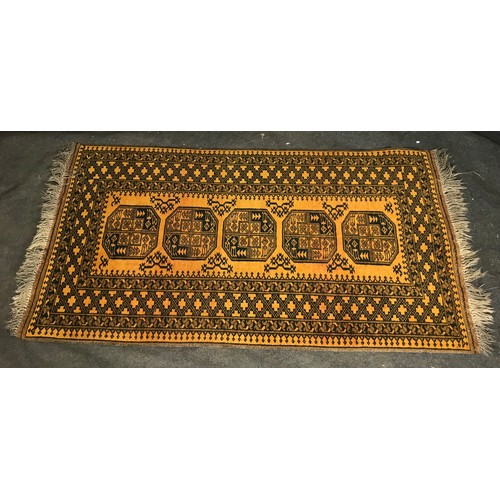 423 - GOLDEN AFGHAN RUG