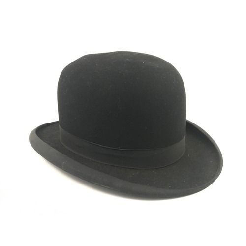 435 - GENTS BOWLER HAT AND A HOMBERG HAT