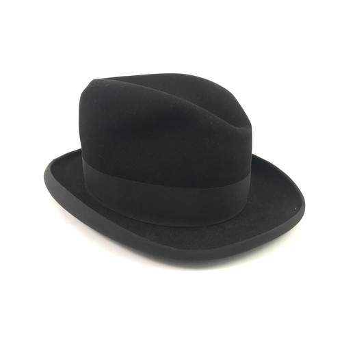 435 - GENTS BOWLER HAT AND A HOMBERG HAT