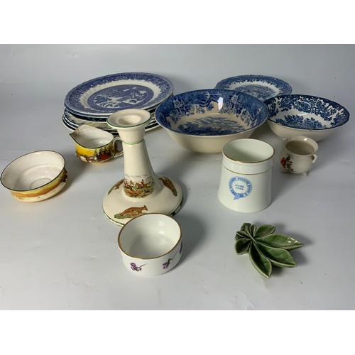 196 - MISCELLANEOUS CHINA, BLUE & WHITE, ROYAL DOULTON SERIES WARE ETC