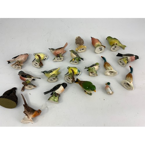 107 - GROUP OF BESWICK BIRDS ETC