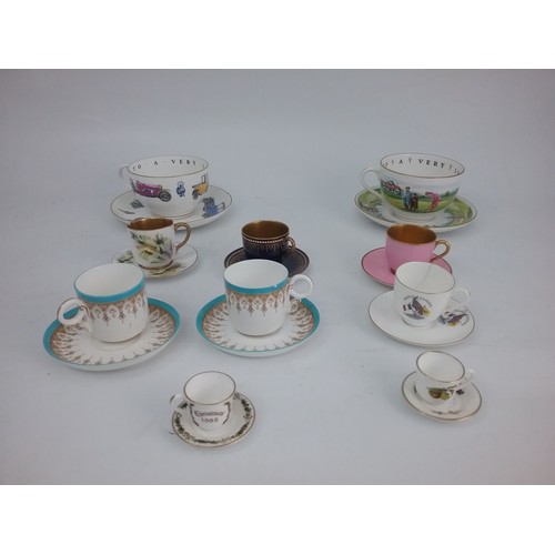 246 - COLLECTION OF ROYAL WORCESTER CUP & SAUCERS ETC