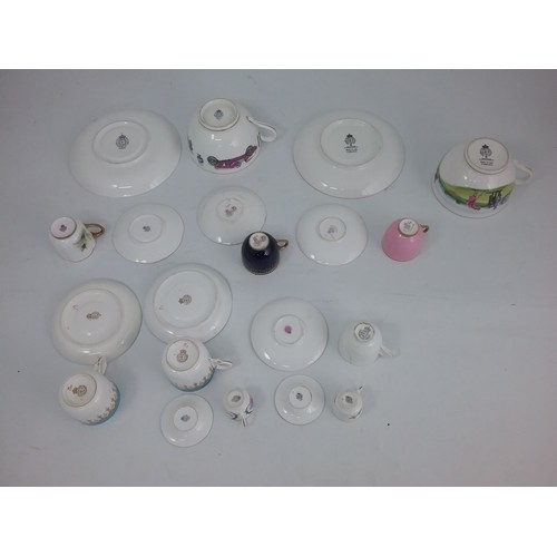 246 - COLLECTION OF ROYAL WORCESTER CUP & SAUCERS ETC