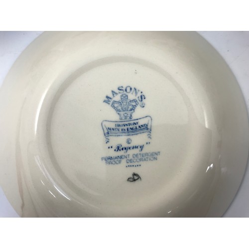 260 - LARGE QTY. OF MASONS DINNER AND TEA WARE.