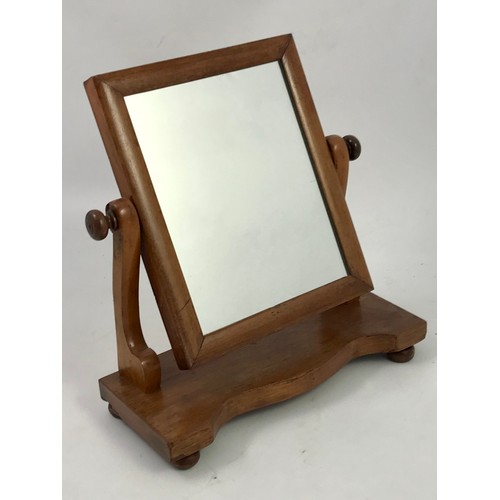 578 - SMALL FRAMED DRESSING TABLE MIRROR ON STAND