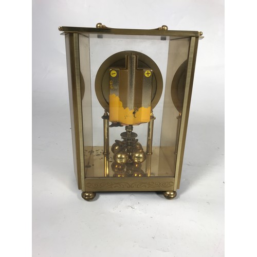 319 - BRASS CLOCK