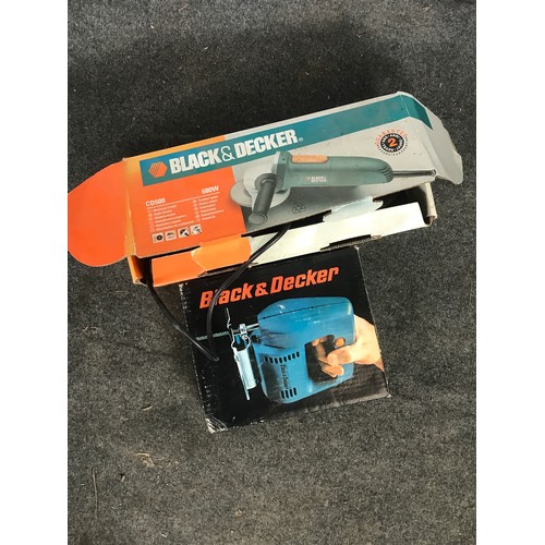 94 - BLACK AND DECKER ANGLE GRINDER AND ELECTRIC SAW