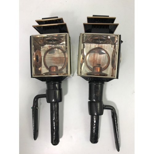 106 - PAIR OF COACH LAMPS