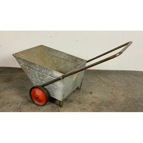 160 - GALVANISED GARDEN TROLLEY