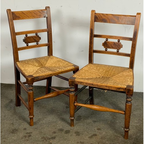 410 - PR. RUSH SEAT CHAIRS