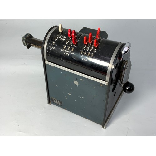 278 - RAILWAY TICKET MACHINE: A RARE WESTINGHOUSE HANDI-PRINTER, 1960'S BRITISH RAIL TICKET PRINTING MACHI... 