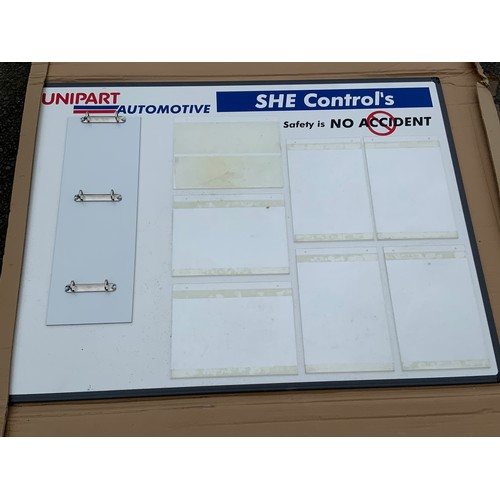 10 - LARGE UNIPART AUTOMOTIVE WALL BOARD, SHE CONTROLS, IN ORIGINAL PACKAGING