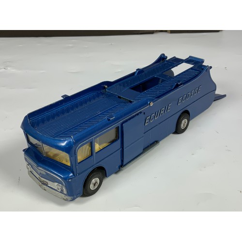 197 - CORGI MAJOR BOXED 1126 ECURIE ECOSSE RACING CAR TRANSPORTER, IN GOOD CONDITION, (REPAIR TO FRONT OF ... 