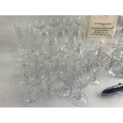 263 - QTY. CRYSTAL GLASSWARE