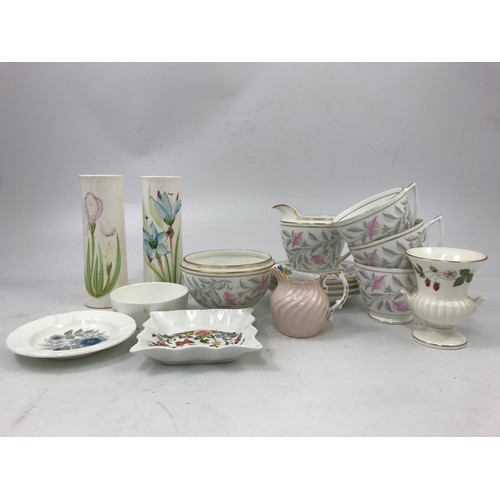 199 - MISC. CHINA AND PORCELAIN INC. MINTON PART TEA SET, AYNSLEY WEDGWOOD ETC.