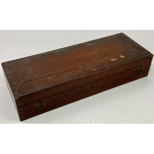 425 - MAHOGANY BOX CONTAINING QTY. DRAUGHTSMAN’S CURVES, APPROX. 46 cm WINE, MARKED BAILEY, BENNET’S HILL,... 