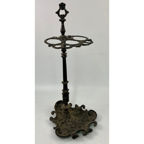 341 - DECORATIVE VICTORIAN CAST IRON STICK STAND