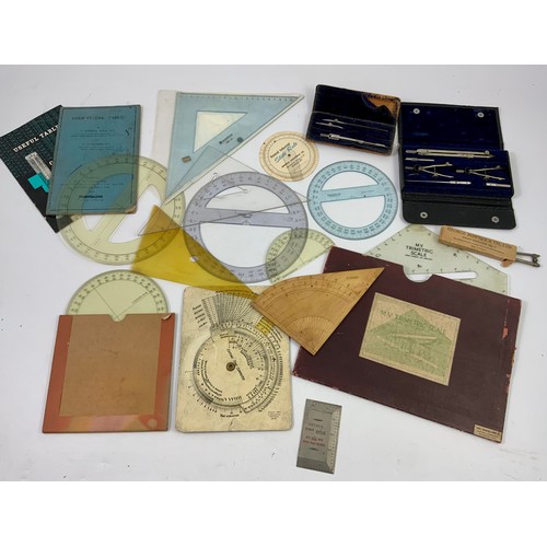 430 - MISC. SCALES, PROTRACTORS, DRAWING INSTRUMENTS ETC.