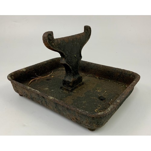 348 - CAST IRON FOOT SCRAPER