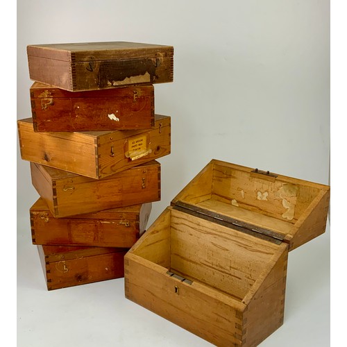 413 - MISC. WOODEN BOXES