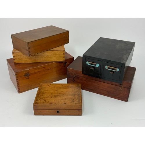 414 - MISC. WOODEN BOXES