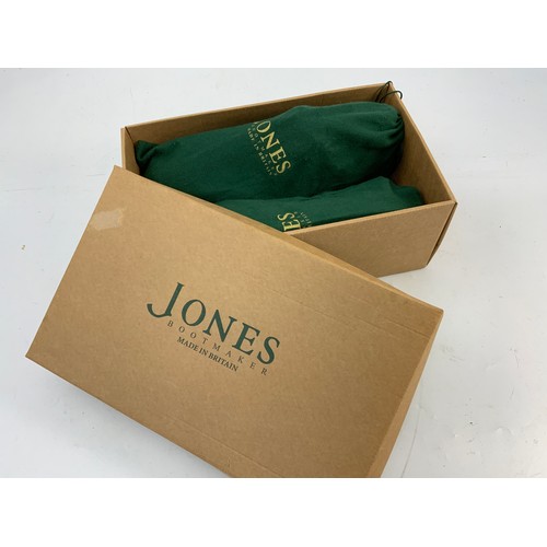 497 - PAIR OF GENTS BROWN SUEDE BROGUES FROM JONES BOOTMAKERS. SIZE 12, APPEAR UNWORN.