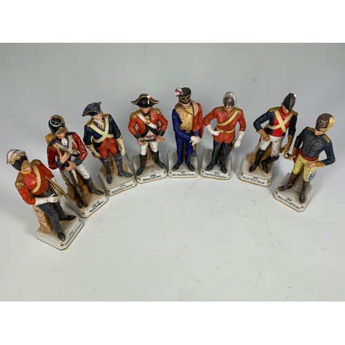 94 - COLLECTION OF 8 CHINE MILITARY FIGURES