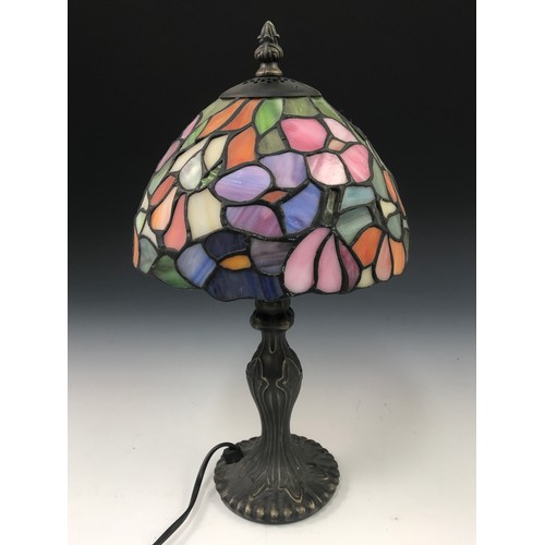 256 - 2 TIFFANY STYLE LAMPS