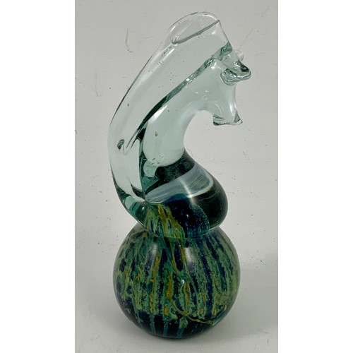 288 - MISC. GLASS WARE (see additional image for further Medina horse paperweight)