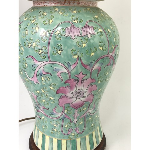 252 - PAIR OF ORIENTAL TABLE LAMPS