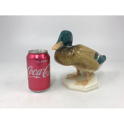 104 - LARGE BESWICK MALLARD IMPRESSED 817, STANDING APPROX. 18cm HIGH (PROCEEDS TO ST. RICHARDS HOSPICE)