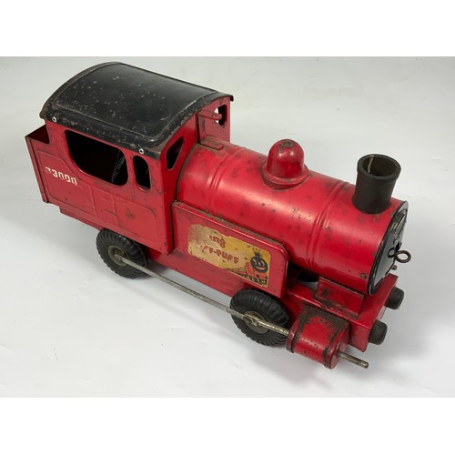 41 - TRIANG TINPLATE 73000, PUFF PUFF, LOCOMOTIVE WITHOUT INTERIOR BELLOWS.