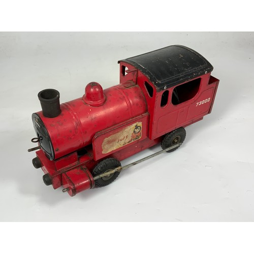 41 - TRIANG TINPLATE 73000, PUFF PUFF, LOCOMOTIVE WITHOUT INTERIOR BELLOWS.