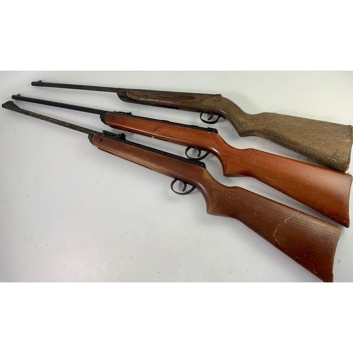 522 - 2 VINTAGE BSA METEOR AIR RIFLES AND ONE OTHER AF- COLLECTION ONLY