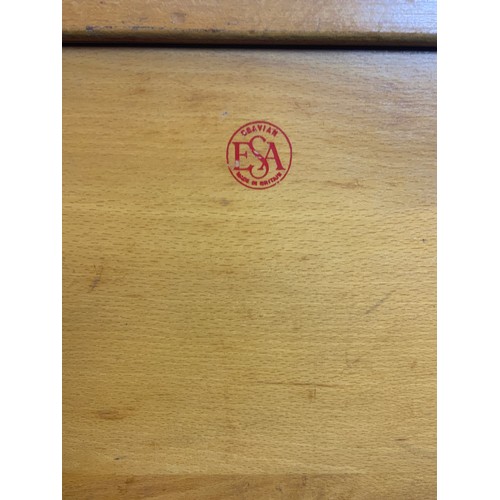 368 - ESA VINTAGE SCHOOL DESK A/F