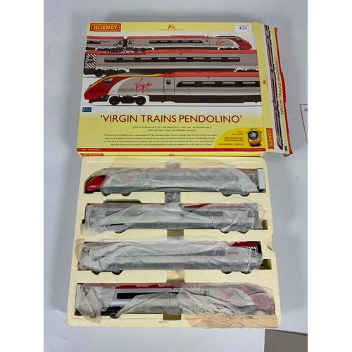 HORNBY R2467 VIRGIN TRAINS PENDOLINO TRAIN PACK, PACK ADVISES DCC READY.