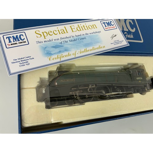 436 - HORNBY, TMC CUSTOM FINISH 4-6-2 EX LNER A4 CLASS LOCOMOTIVE 60026 MILES BEEVOR, IN BR GREEN, WITH TM... 