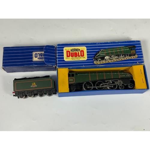 483 - HORNBY DUBLO BOXED 3R 60016 SILVER KING, BR LINED GREEN