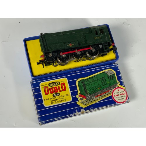 487 - HORNBY DUBLO 3R CLASS 08 LOCOMOTIVE, IN BOXED CONDITION,  3231 0-6-0 SHUNTER, D3763