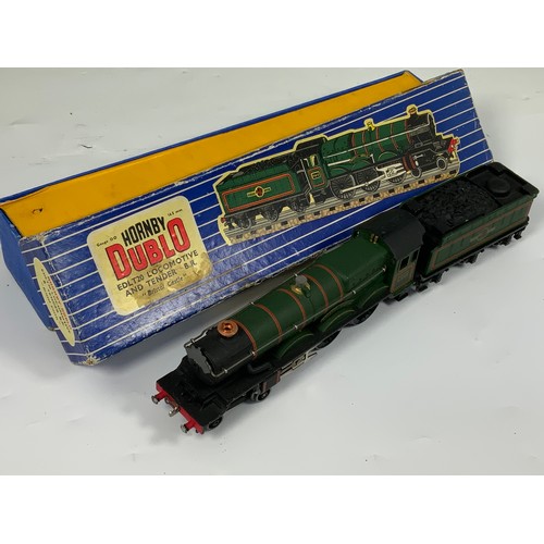 486 - HORNBY DUBLO EDLT20 BOXED 3R EX GWR 4-6-0 CASTLE 7013 BRISTOL CASTLE