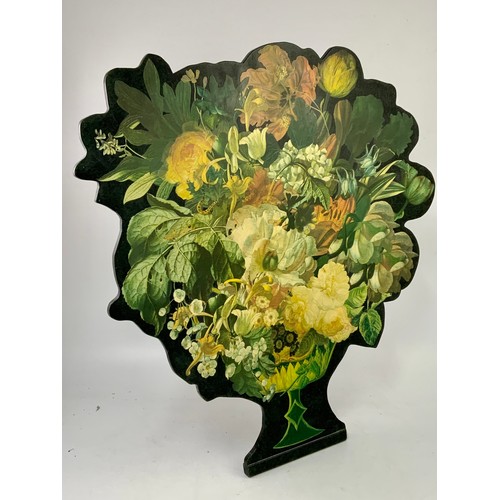 220 - VASE OF FLOWERS FIRE SCREEN